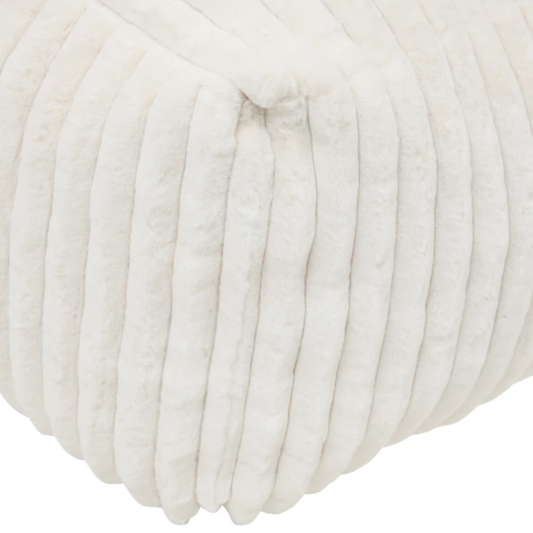 Pouf XL côtelé