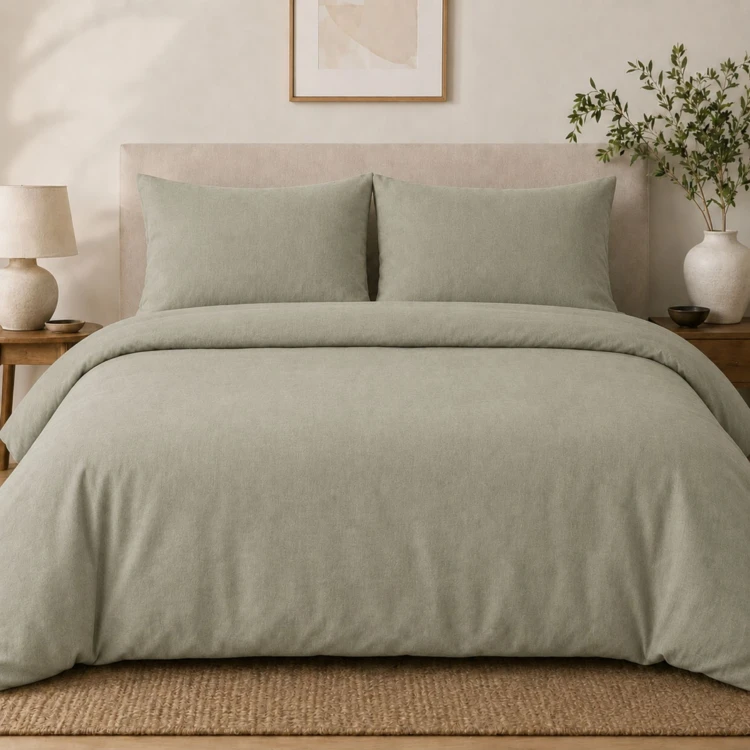 Housse de couette percale 240 x 220 cm unie