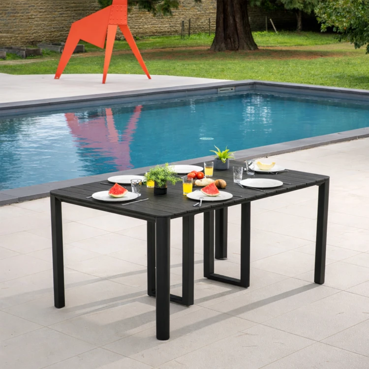Table extensible aluminium 2/14 personnes