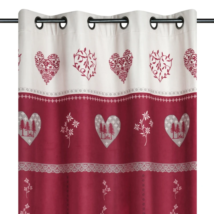 Rideau montagnard déco chalet