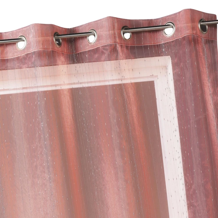 Voilage Organza fantaisie goutte métallique