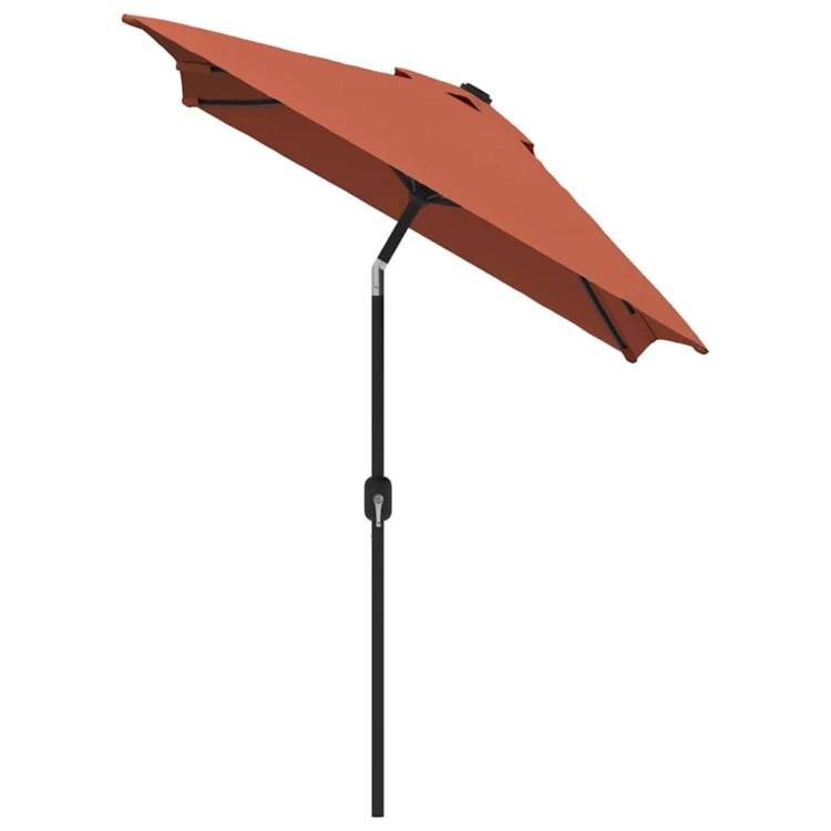 Parasol d'extérieur rectangulaire inclinable