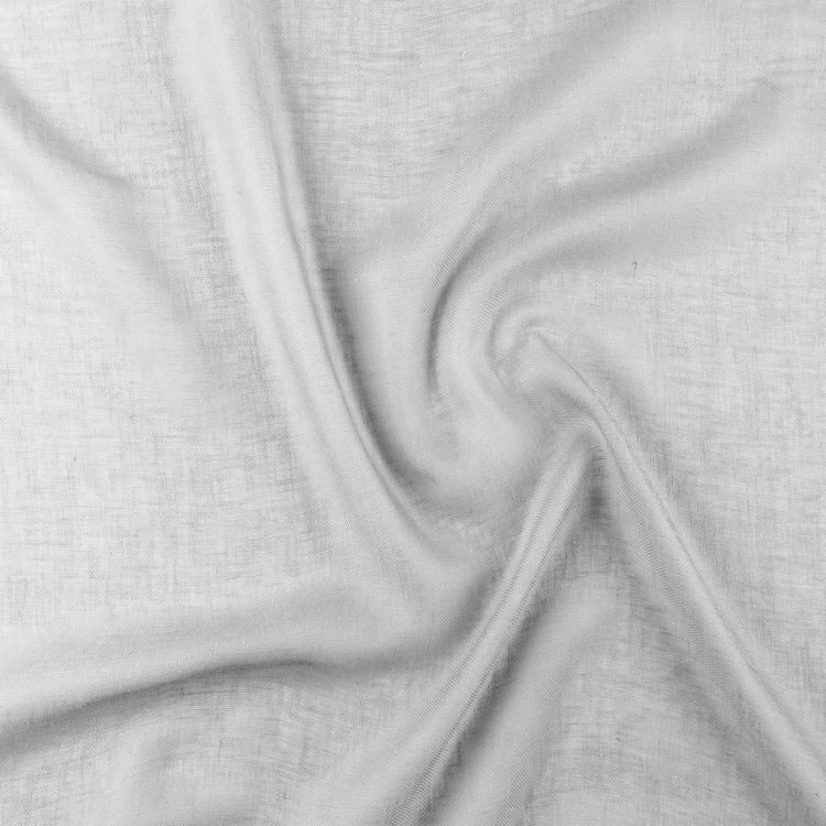 Tissu voile poly-lin uni