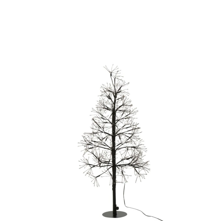 ARBRE LED LUMIÈRES MULTICOLORES FER NOIR EXTRA LARGE