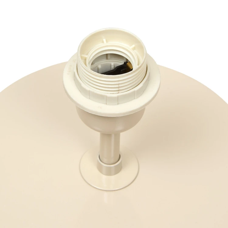 Lampada da terra a forma di fungo in acciaio con paralume arrotondato