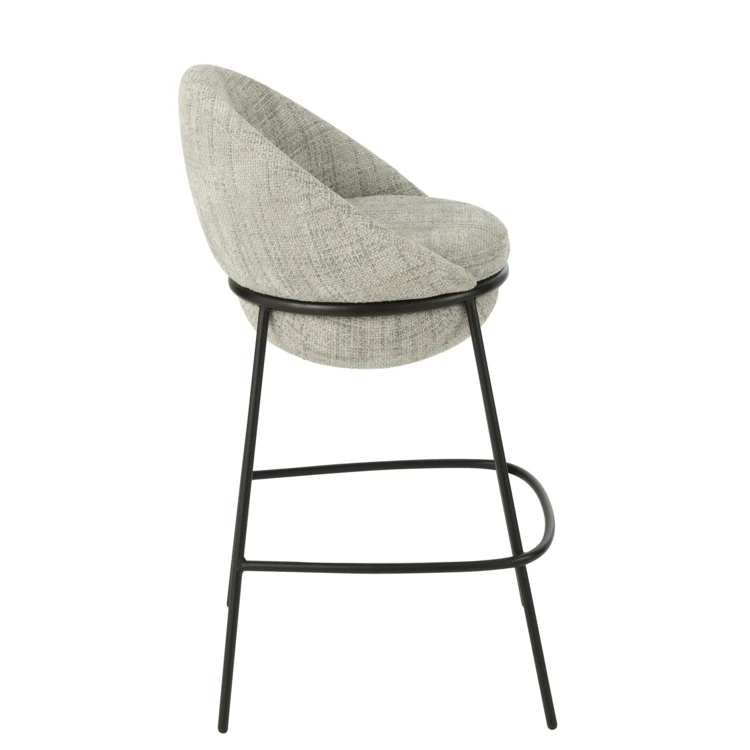 Tabouret de bar design contemporain en métal