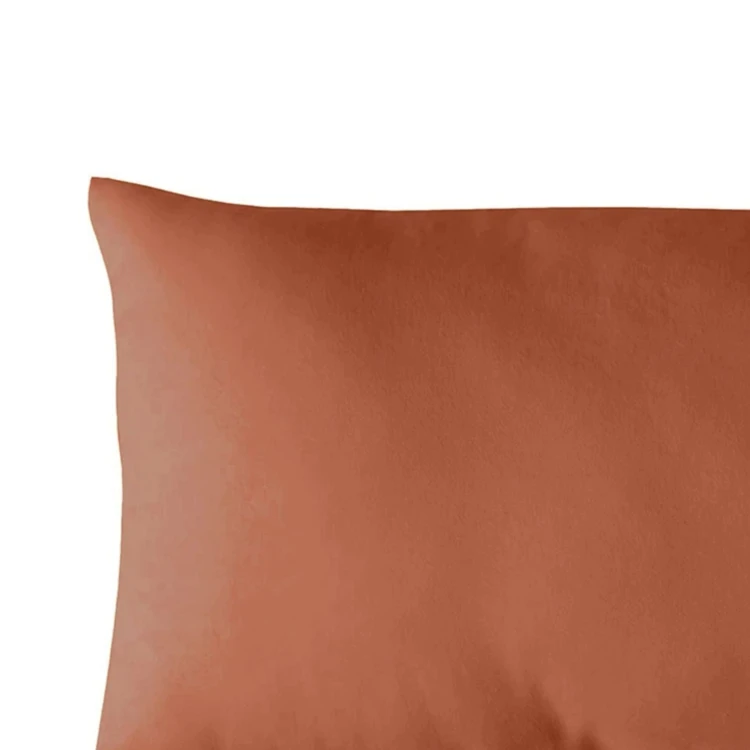 Cojín de algodón liso sin funda extraíble