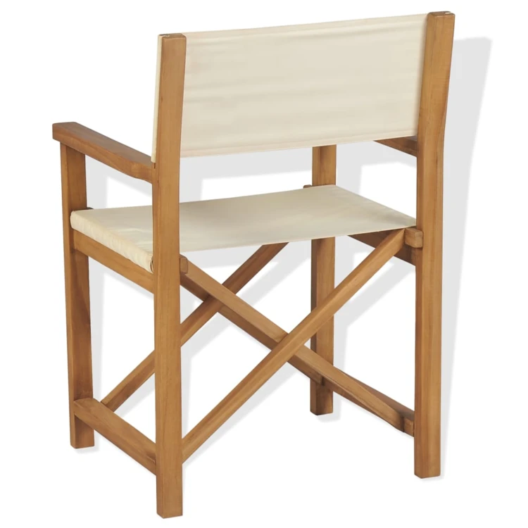 Silla de director de madera para exteriores