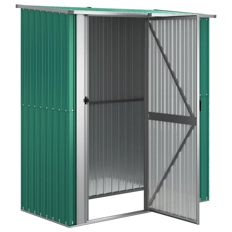 Abri de jardin avec porte verrouillable en acier galvanisé
