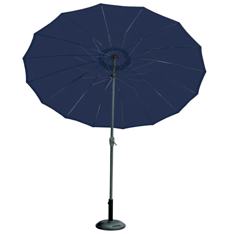 Parasol à effet parapluie composé de 16 baleines