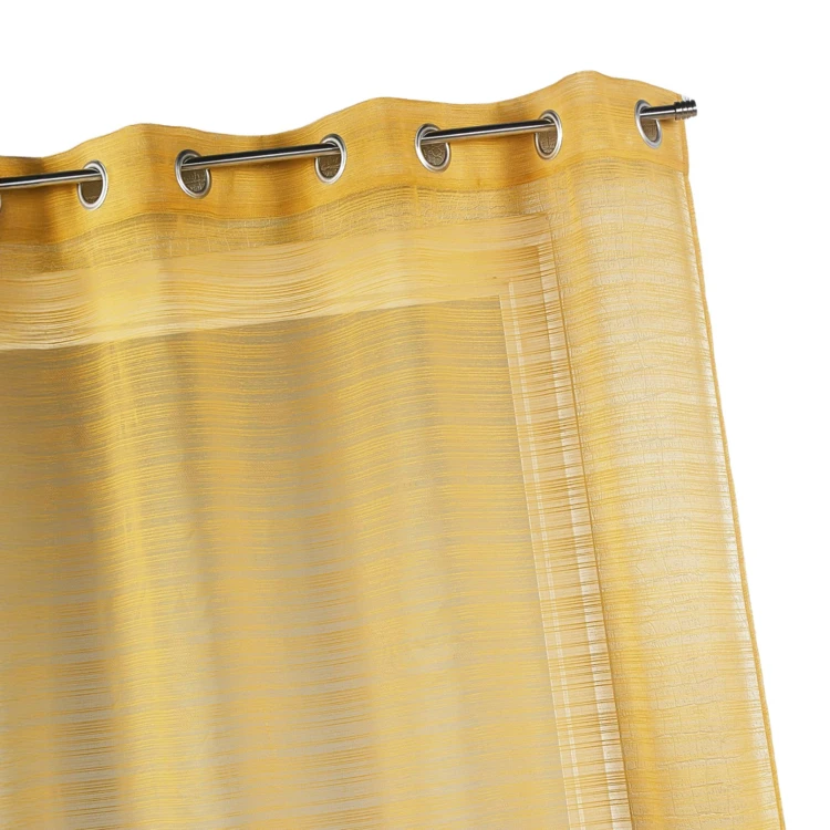 Voilage fantaisie à fines rayures