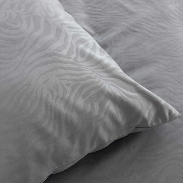 Parure de lit 3 pièces zèbre housse et taies