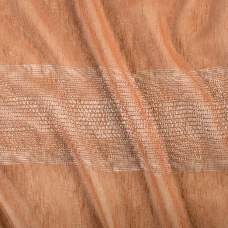 Voilage tamisant ajouré à esprit macramé