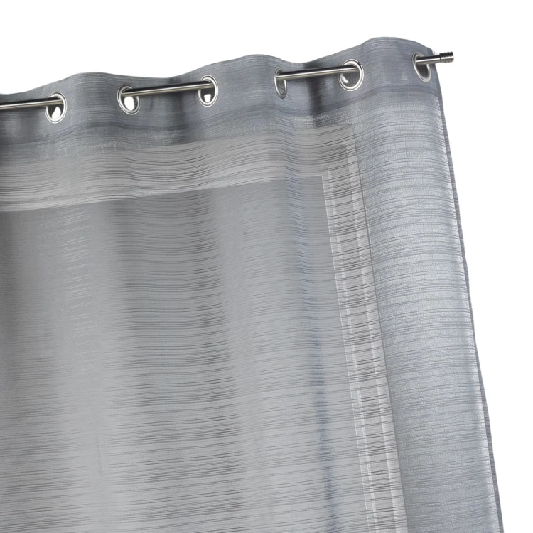 Voilage fantaisie à fines rayures