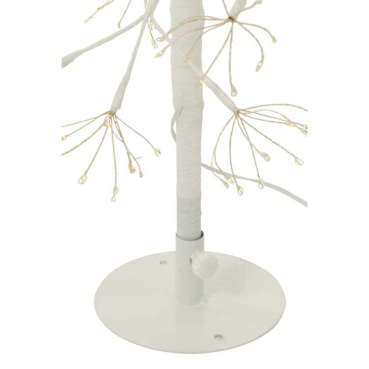ARBRE LED LUMIÈRES BLANC CHAUD FER NOIR EXTRA LARGE