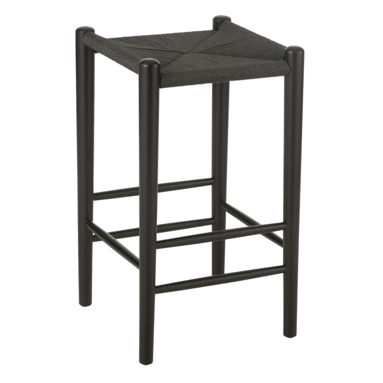 Tabouret de bar en bois vintage