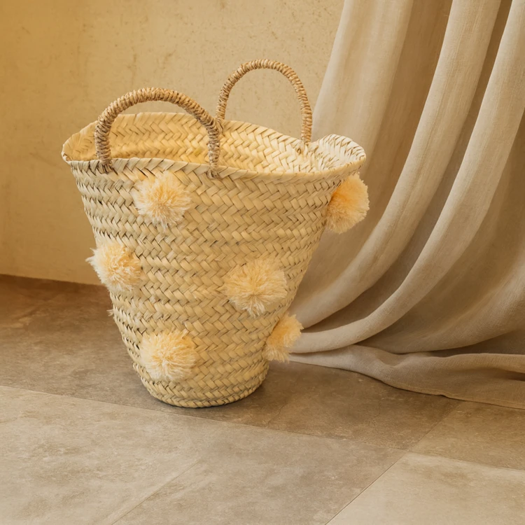 Panier de rangement à pompons
