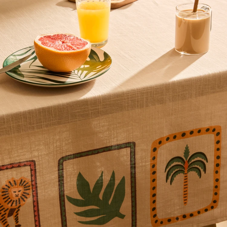 Nappe en coton tropical traitement hydrofuge