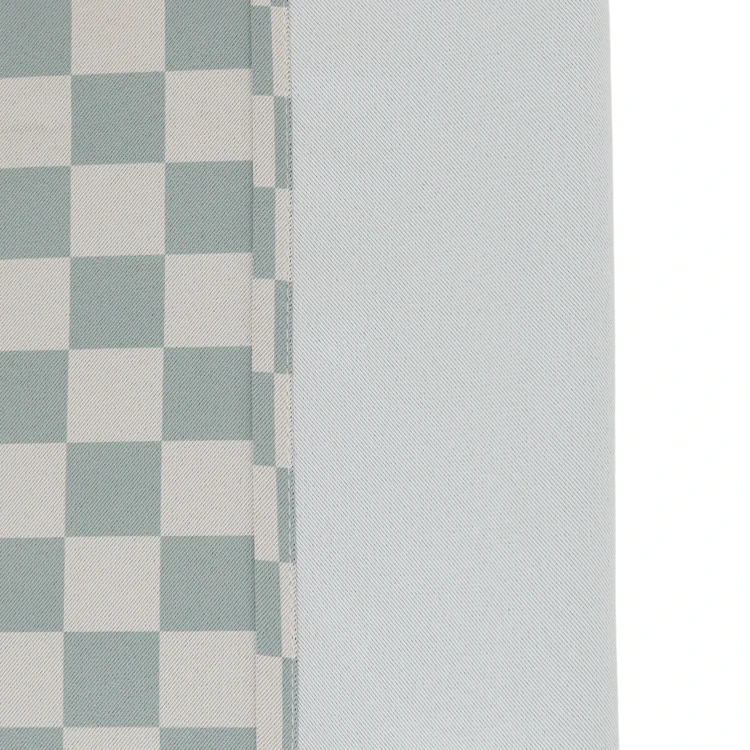 Rideau occultant enfant à œillets motif damier