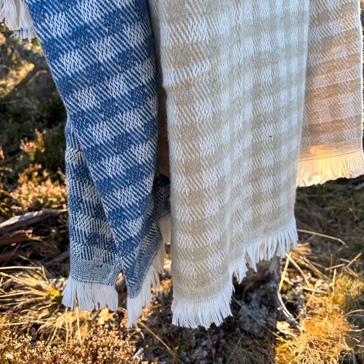 Vichy-Jacquard-Plaid aus Baumwolle