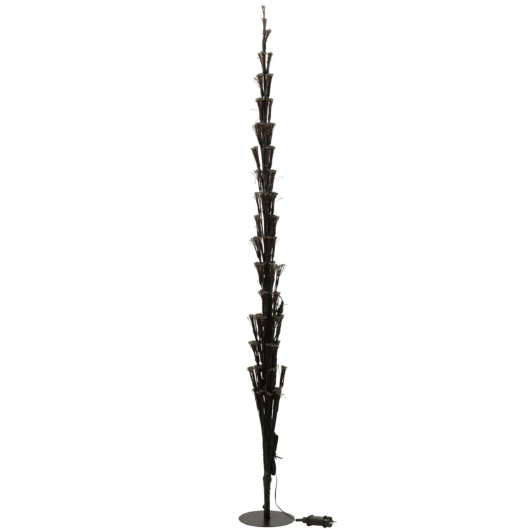 ARBRE LED LUMIÈRES MULTICOLORES FER NOIR EXTRA LARGE