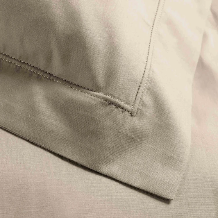 Taie d'oreiller unie 100% Percale de Coton ORIGINE