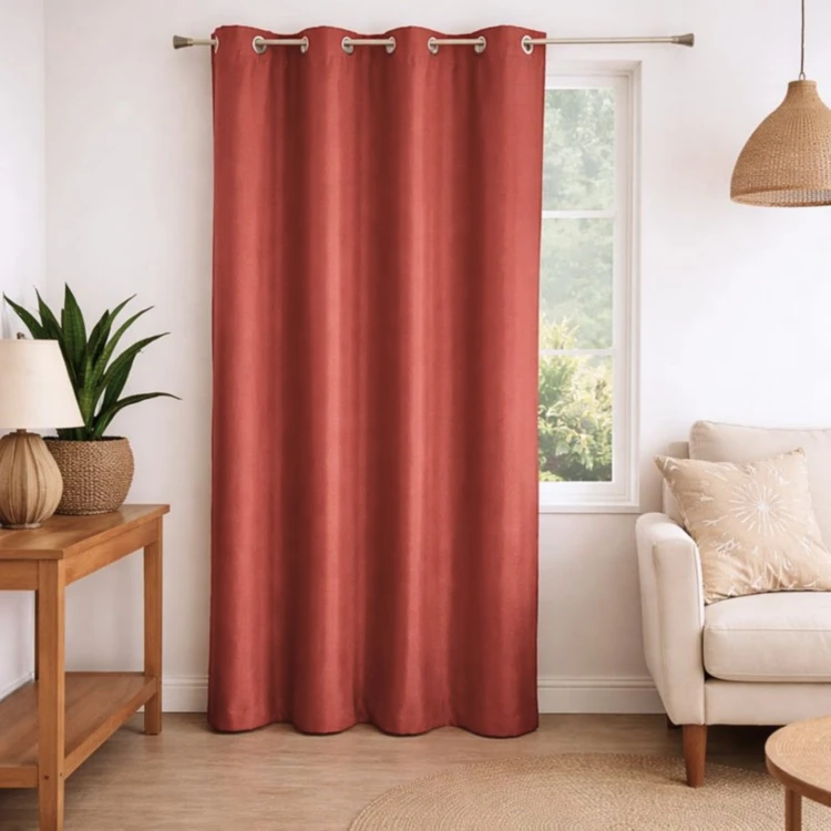 Tenda 100% oscurante unicolore effetto mélange