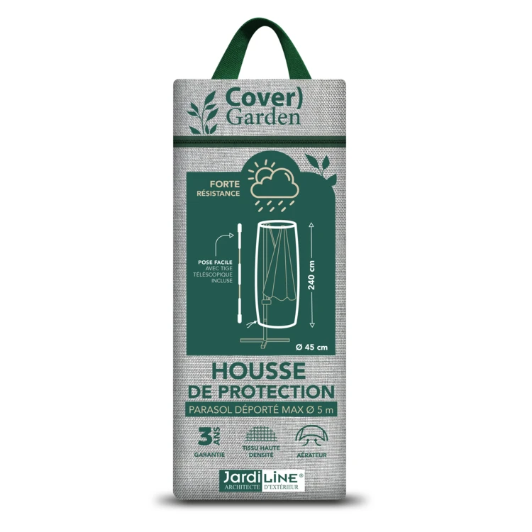 Housse de protection parasol déporté