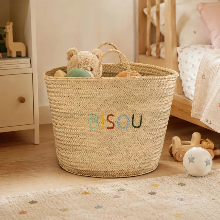 Panier de rangement multicoulor BISOU