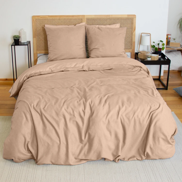 Juego de cama de 3 piezas sensación franela