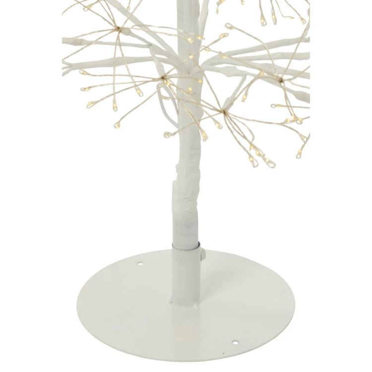 ARBRE LED LUMIÈRES BLANC CHAUD FER NOIR EXTRA LARGE