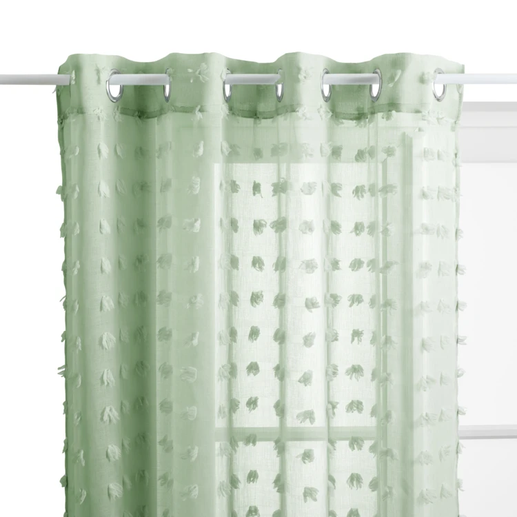 Voilage enfant petits pompons