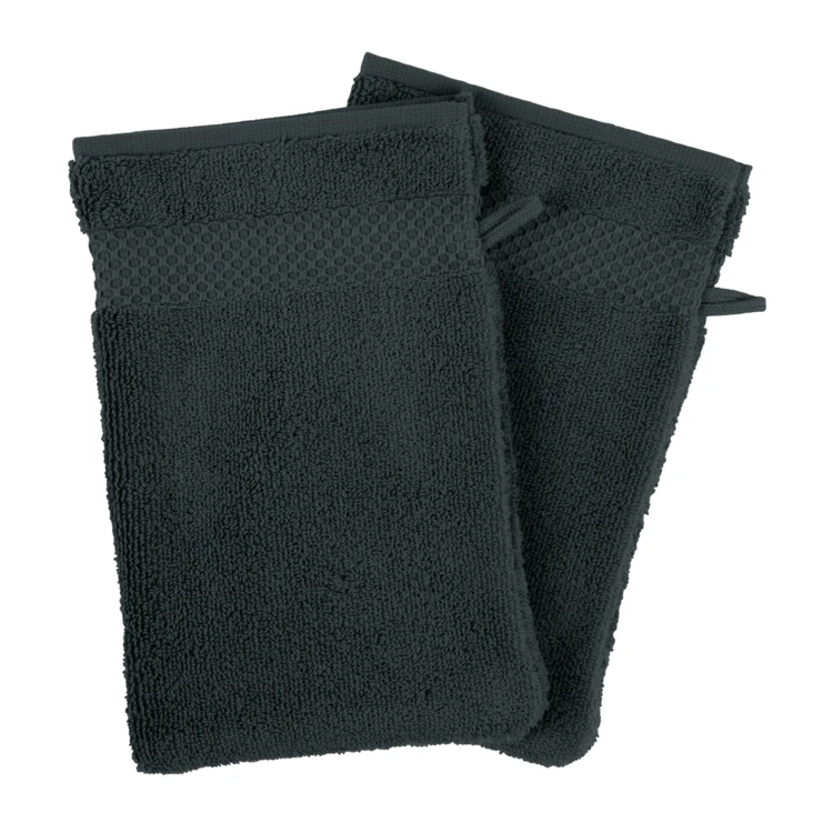 Set de 4 gants de toilette en coton Mirmande