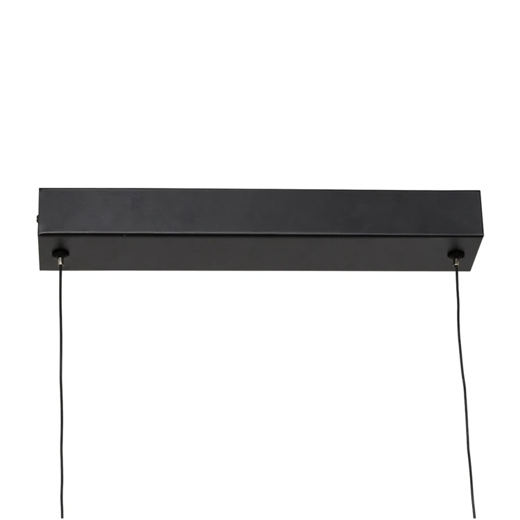 Suspension LED design ondulé en aluminium