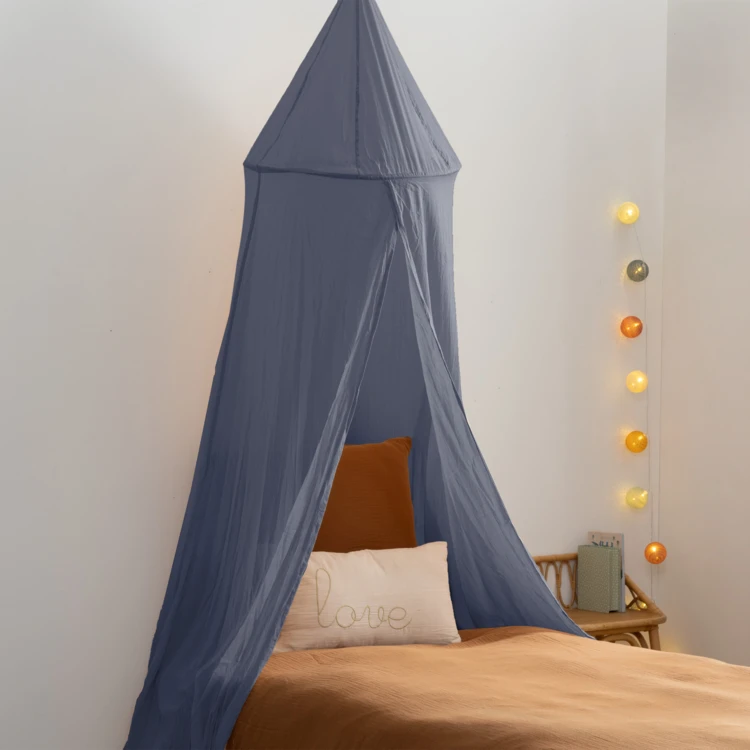 Ciel de lit en double gaze de coton