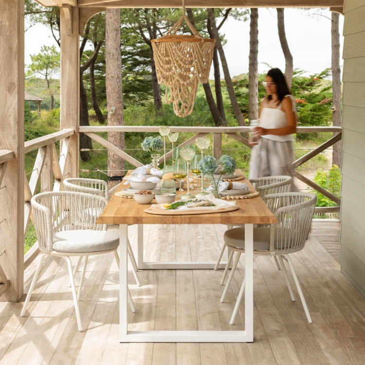 Pied de table en métal style industriel