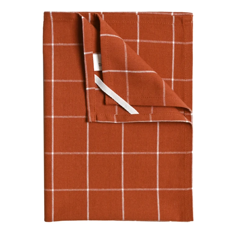 Torchon de cuisine en coton à motif carreaux