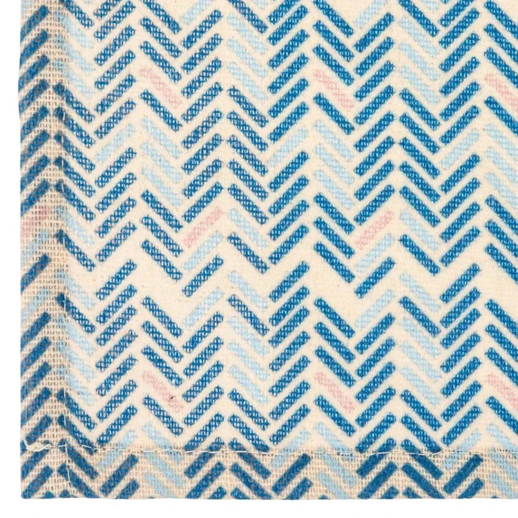 Set de table en polycoton à motif chevrons