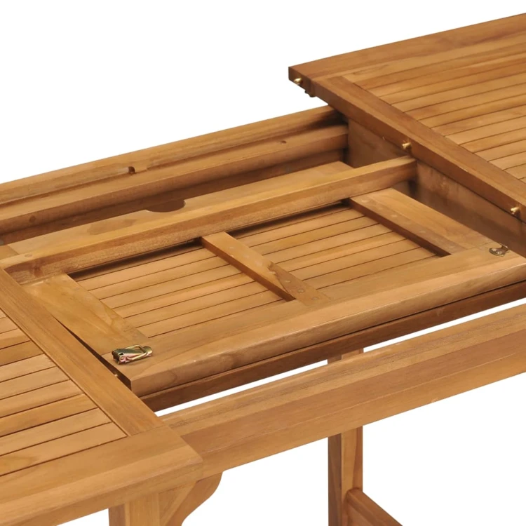 Table de jardin extensible en teck