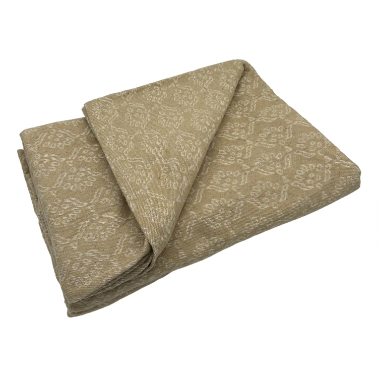 Colcha em jacquard floral