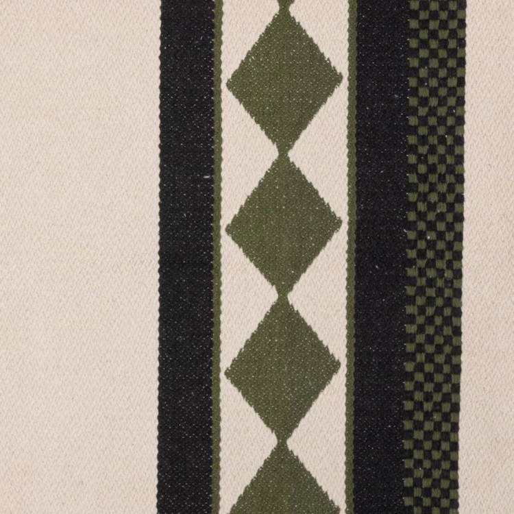 Tapis en coton à motifs géométriques