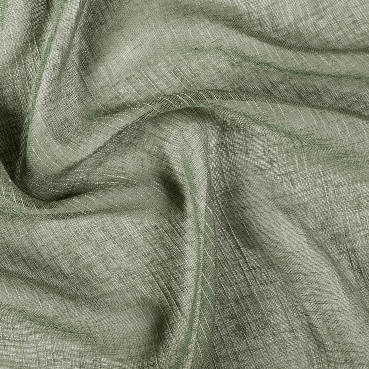 Voilage à oeillets tamisant à fil flammé