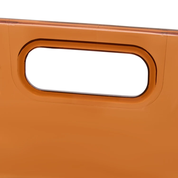 Boîte de rangement ambre et couvercle bois
