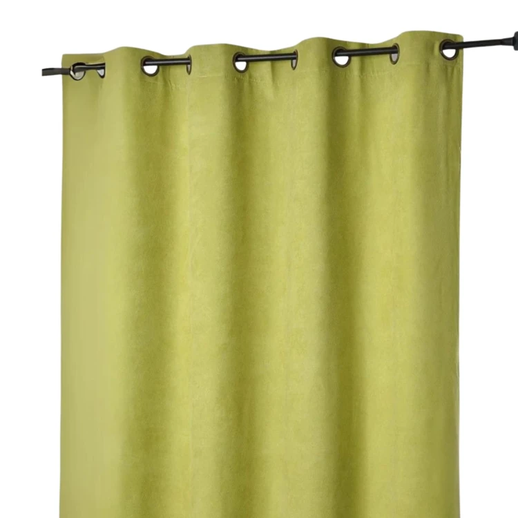 Rideau obscurcissant et isolant aspect velours