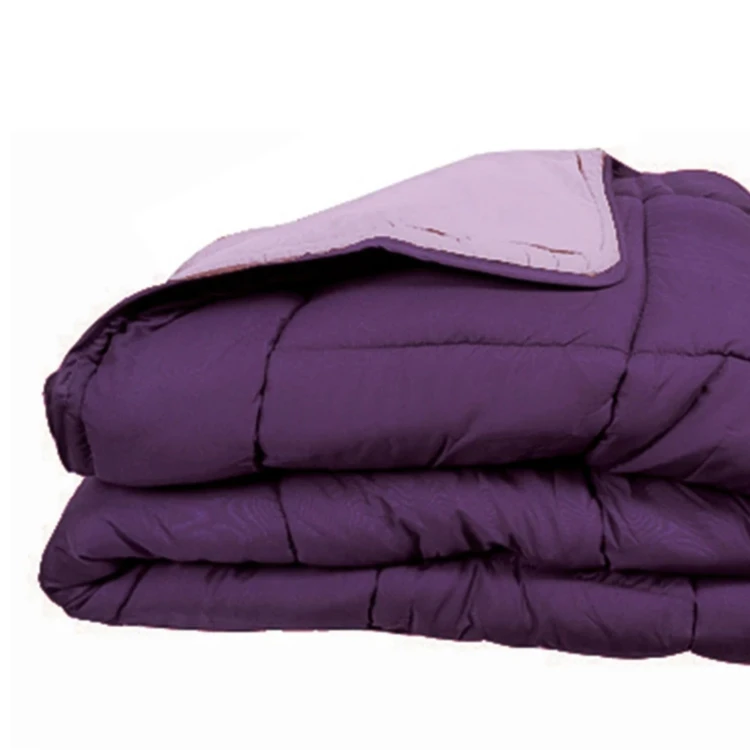 Couette chaude microfibre bicolore 400 gr/m2
