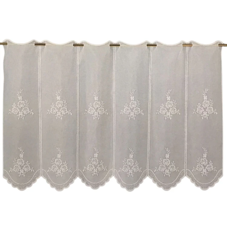 Brise bise en étamine fantaisie brodée