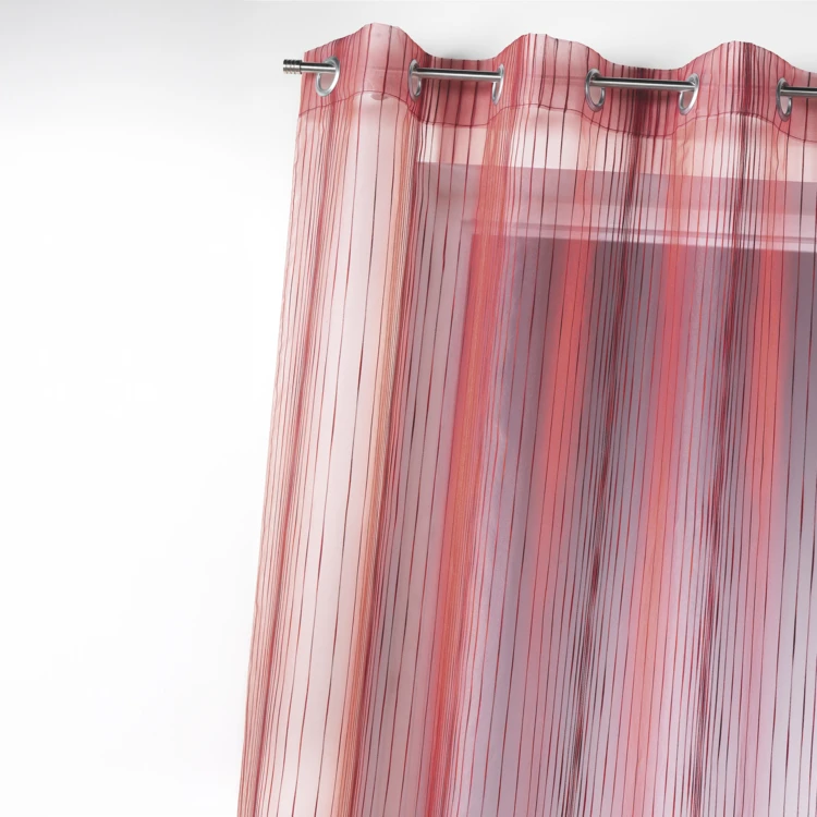 Voilage en organza multicolore tissé
