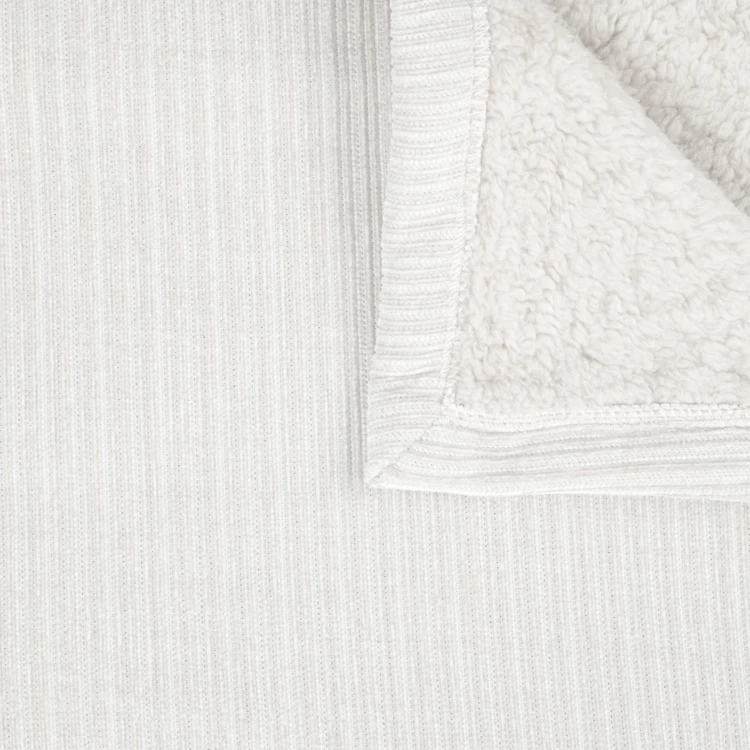 Plaid côtelé ultra doux