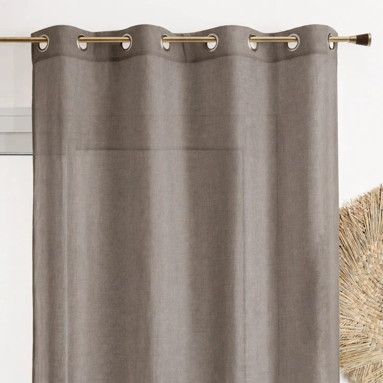 Visillo liso en estameña