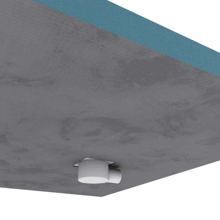 Receveur plat à carreler à écoulement linéaire